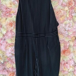 PIN STRIPED JUMPSUIT